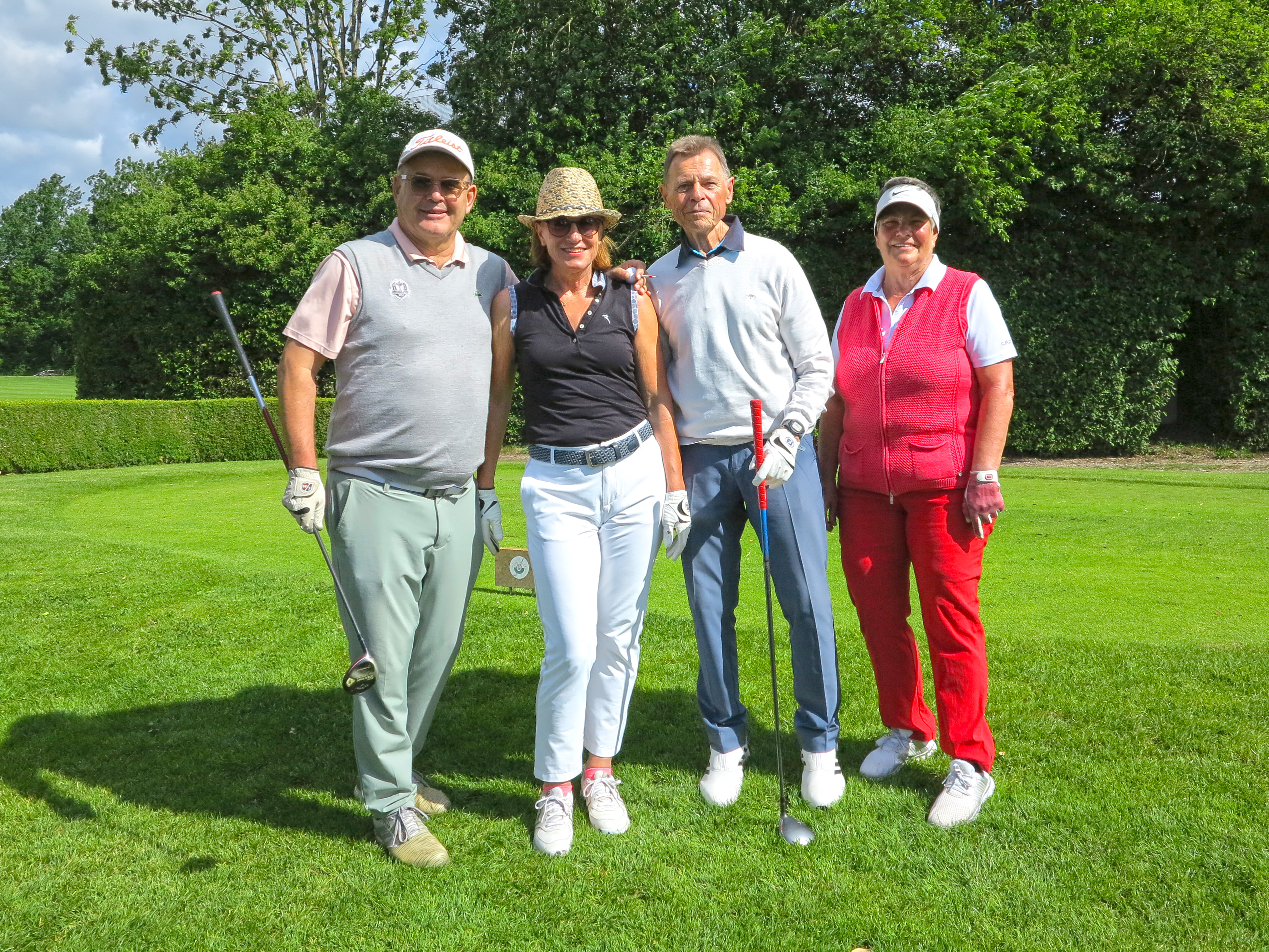 Golfspieler auf der Anlage
